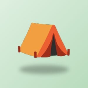 Insulated camping tent, 2 person